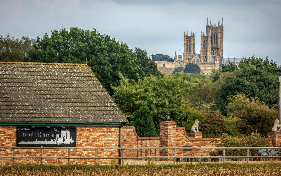 Lincoln Holiday Retreat View With Private Hot Tub Bagian luar foto